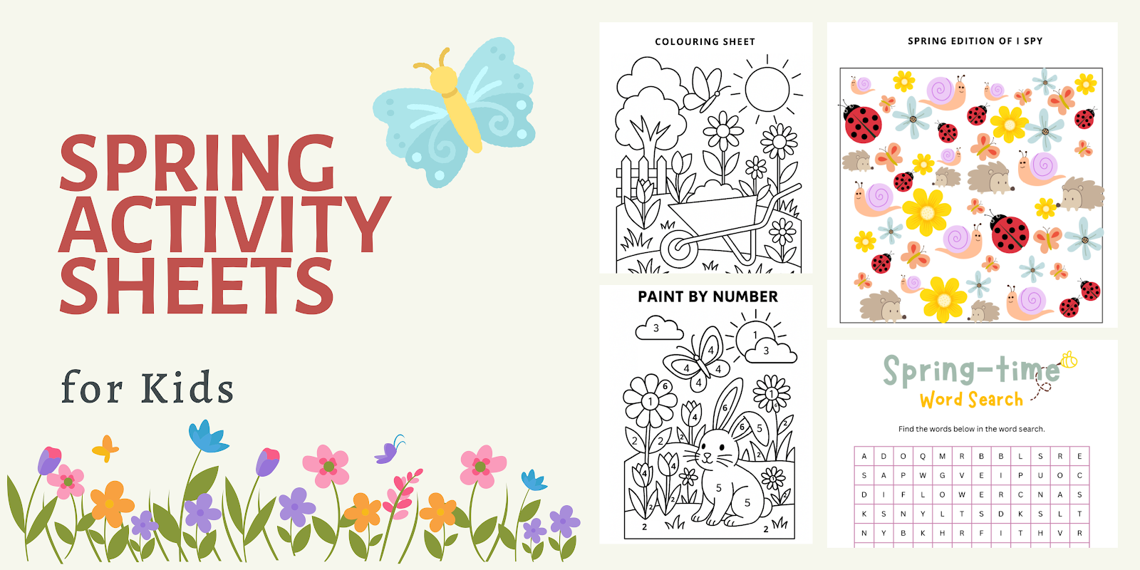 Free Spring Activity Sheet for Kids (Screen-Free & Printable)