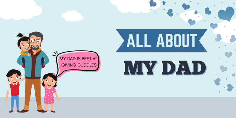 All About My Dad printable