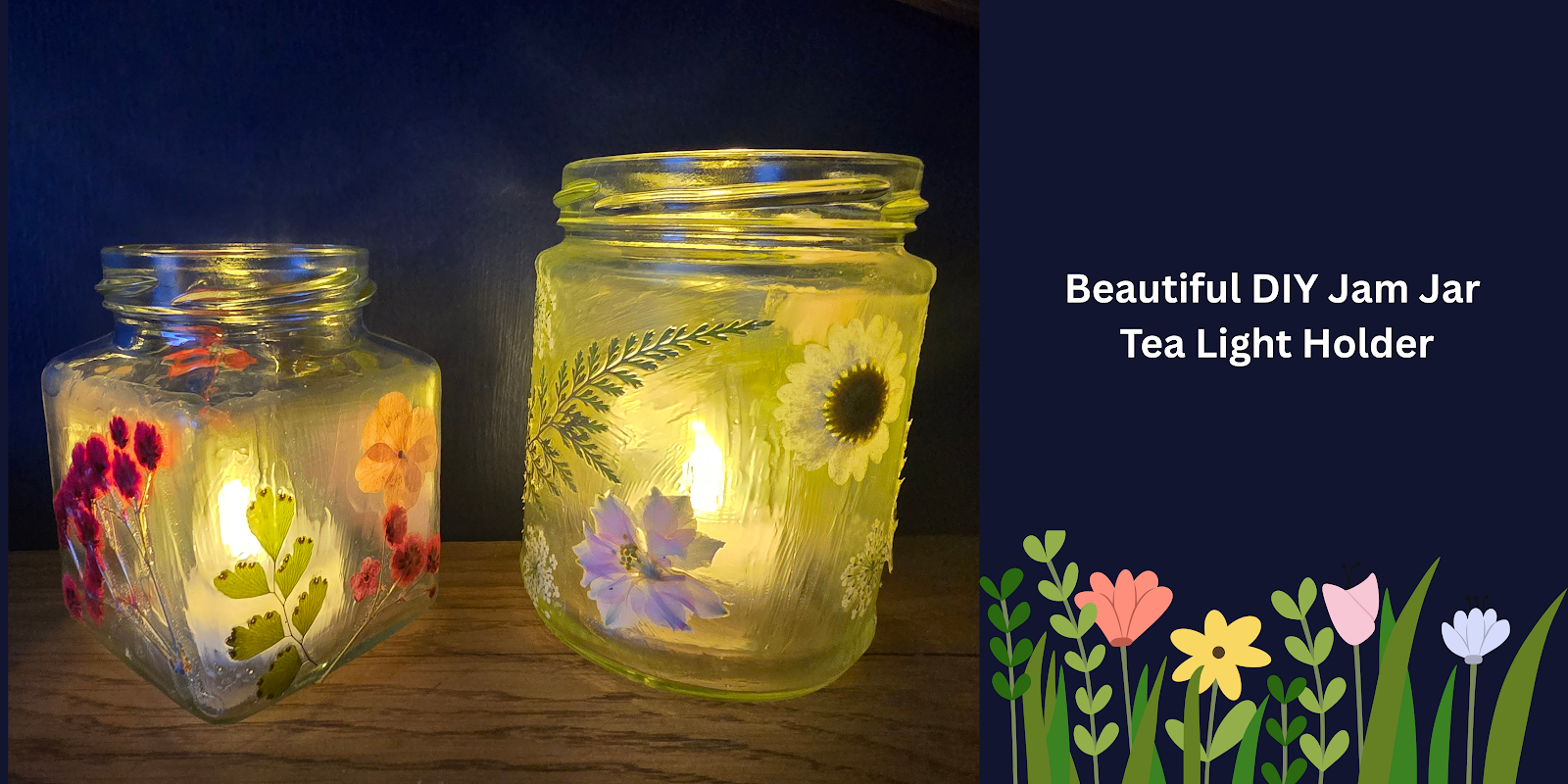Easy DIY Mother's Day Tea Light Holders