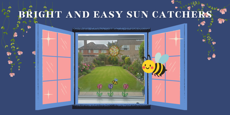 Easy tissue paper suncatchers