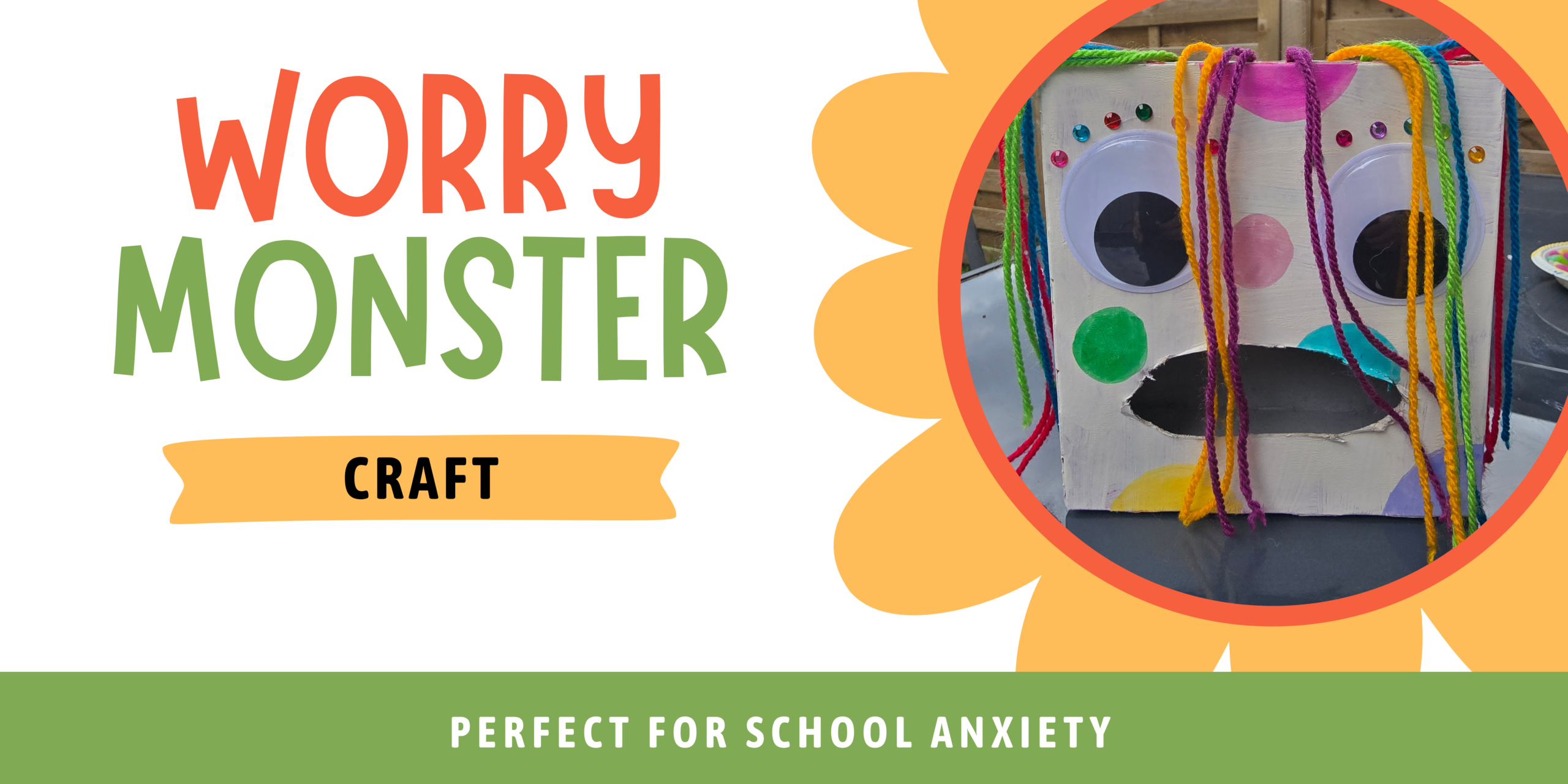 Easy Worry Monster Craft for Kids (Perfect for School Anxiety)