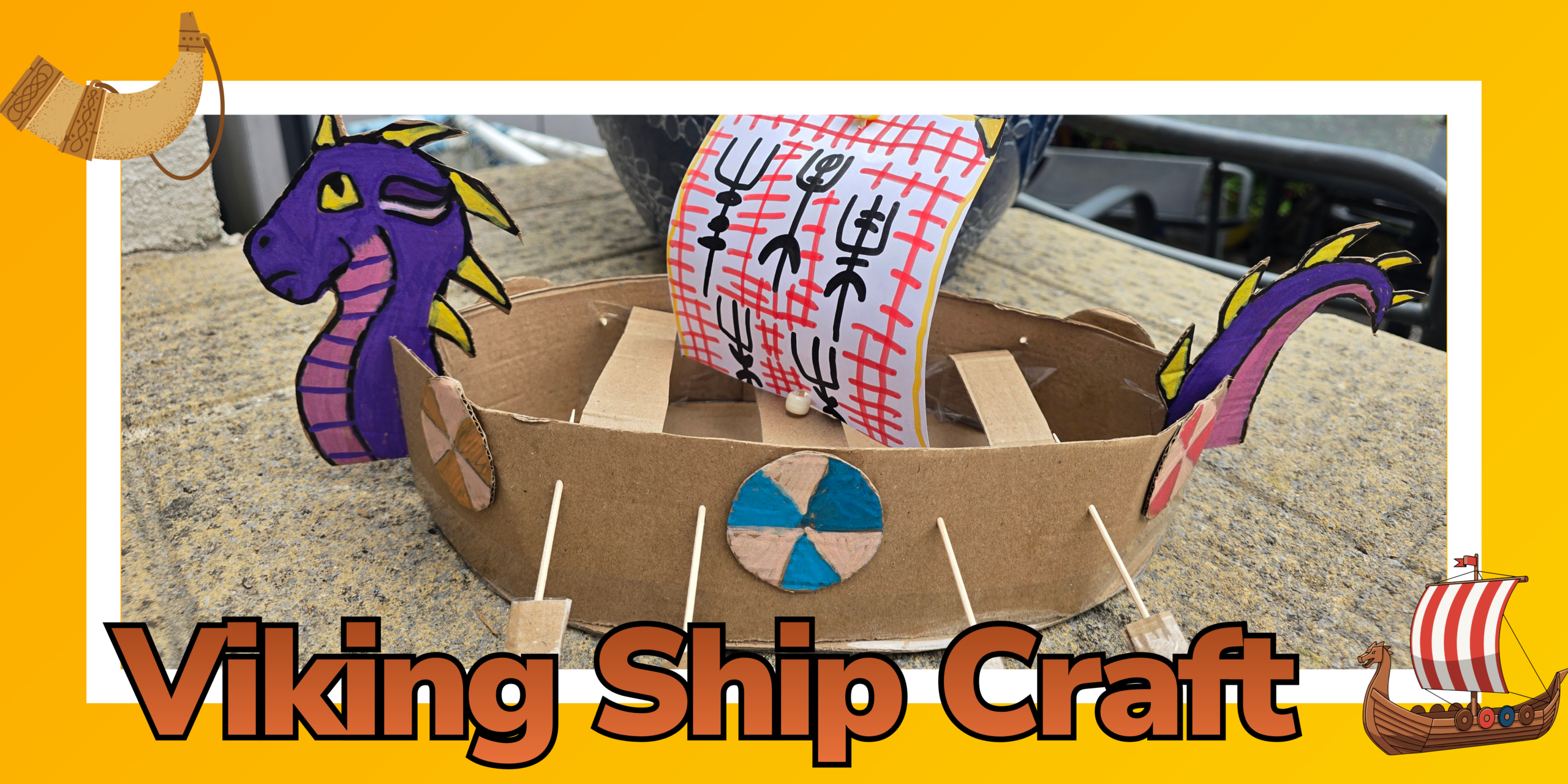 Easy Viking Longship Craft for Kids: Build and Race Your Own Boat